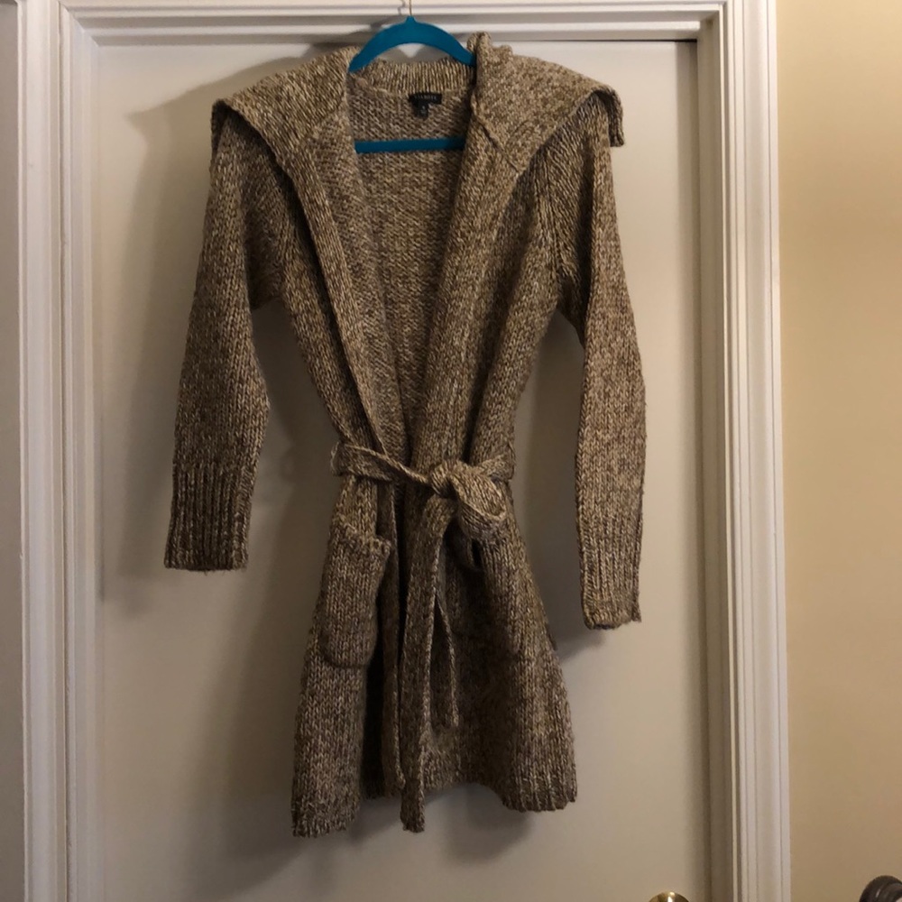 Talbots Tan Long Sweater